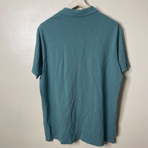 Polo Ralph Lauren Shirt Mens XXL Green Polo Buttons Short Sleeve Custom Fit - Picture 8 of 8